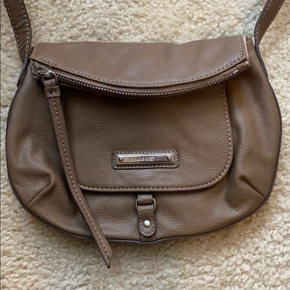 Nine West Tan Leather Purse